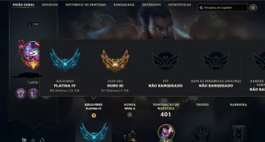 CONTA PLATINA 4 VARIAS SKINS