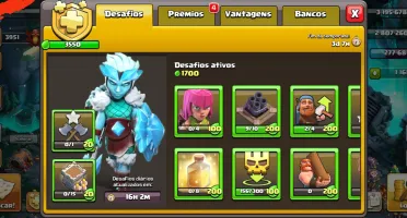 Conta Clash Of Clans Cv 15 Com 1950 Gemas E Praticamente Ful