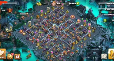 Conta Clash Of Clans Cv 15 Com 1950 Gemas E Praticamente Ful