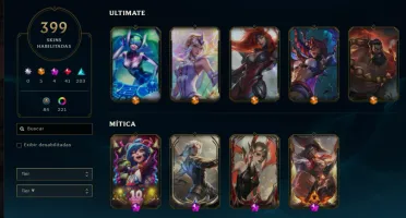 Conta lol 399 skins