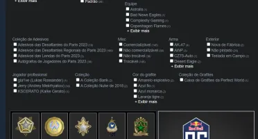 Counter-Strike 2 Prime Com Medalhas Raras E Antigas