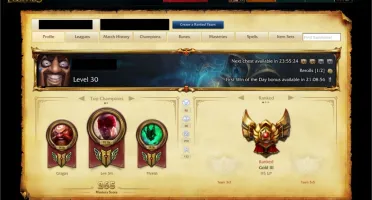 Vendo Conta League of Legends - Ouro 3