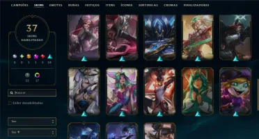Diamante 1 com 95 Champs e 37 Skins ( MAIN ADC )