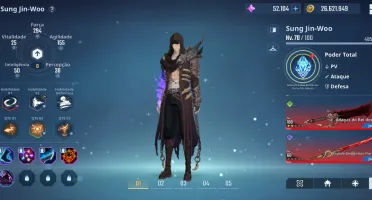 Solo Leveling arise LV 70 quase 400k força