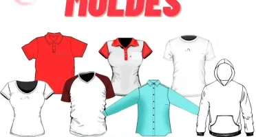 Kit 800 Molde De Roupa Masculino Feminino E Infantil Em PDF