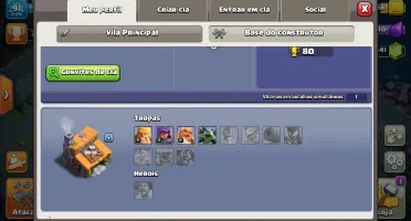 Clash of Clans CV9 7400 Gemas