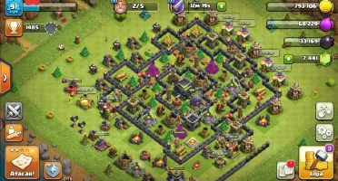 Clash of Clans CV9 7400 Gemas