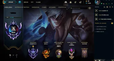 Conta Diamante, com 5 anos de game...