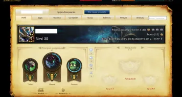 CONTA LOL UNRANKED PRIMEIRA MD10