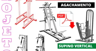 Projetos Equipamentos Para Academia + Frete Grátis Em Pdf