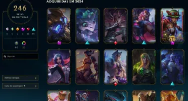 Mestre com 169 Champs e 246 Skins ( 0 PDL ) - League of Lege