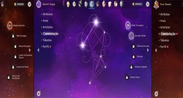 CONTA GENSHIN AR57✨14 LENDÁRIOS⭐HUTAO(C1)+HOMA, SHOGUN+LUZ✨
