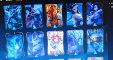 conta LOL nível 105 76 skins