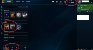 Conta LoL Diamante 4 c/ 106V e 64D, EMAIL NÃO CONFIRMADO