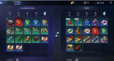 MIR4 ARQUEIRA LV 40 SA82 pronta para minerar.