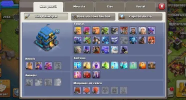 CLASH OF CLANS - CV 12 Quase Full + BRINDE. [Leia Anúncio]