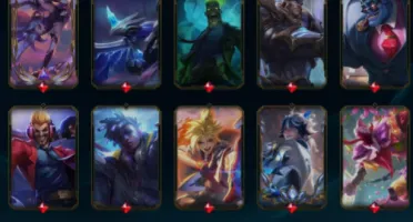 Conta lol com vários conteúdos