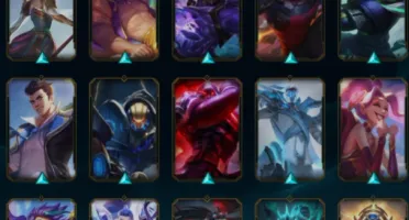 Conta lol com vários conteúdos