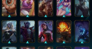 Conta lol com vários conteúdos
