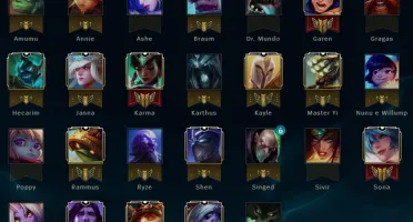 Conta de lol Platina 3