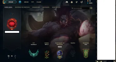 Conta de League Of Legends com mais de 1000 skins!