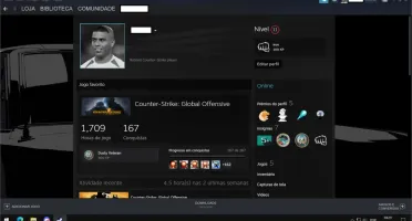 CONTA STEAM CSGO 15GC, VÁRIOS JOGOS.