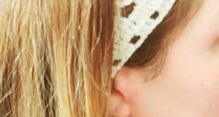 Faixa de Cabelo em Crochê