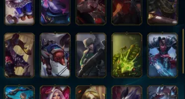 Conta Ouro 4 85 champ 27 skins, muito boa.
