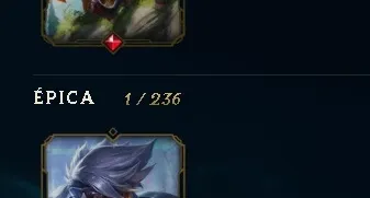 Conta Ouro 4 85 champ 27 skins, muito boa.