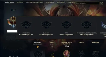 Unranked com 85 Champs e 51 Skins