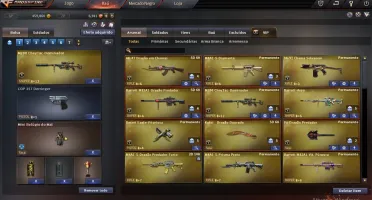 CONTA CROSSFIRE AL 7 VIPS + BARRET ANJO ROLETA VIP LENDA