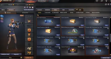 CONTA CROSSFIRE AL 7 VIPS + BARRET ANJO ROLETA VIP LENDA