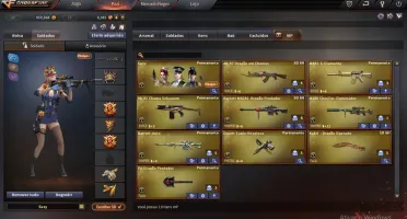 CONTA CROSSFIRE AL 7 VIPS + BARRET ANJO ROLETA VIP LENDA