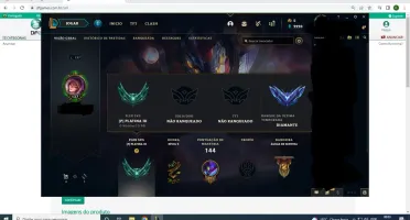 Conta lol MMR alto