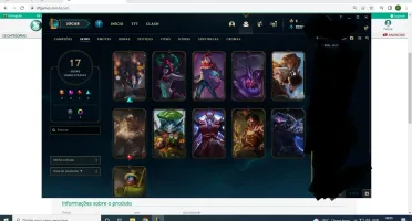 Conta lol MMR alto
