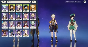 AR 50 - Venti + Zhongli + Lança 5* | GENSHIN IMPACT
