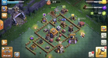 Conta Clash of clans 98XP, 822 Gemas!!!