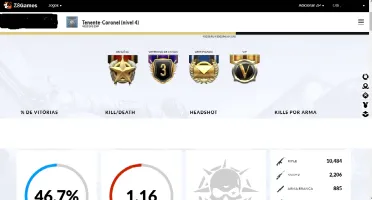 Conta Crossfire AL Com 17 Vips