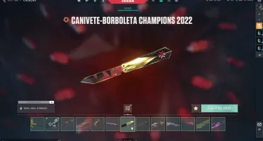 Conta VALORANT, skins raras, diamante 2