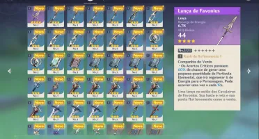 DILUC E KEQING AR 7 + ALGUNS PERSONAGENS