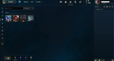 Conta LOL Todos Campeões 1016 Skins