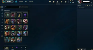 Conta LOL Todos Campeões 1016 Skins