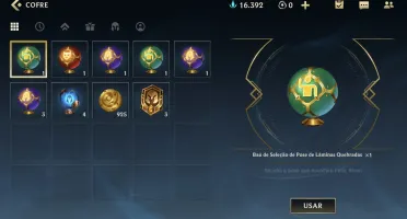 Platina IV Win Rate alto 12 Baús + 16,3K Ciscos Azuis