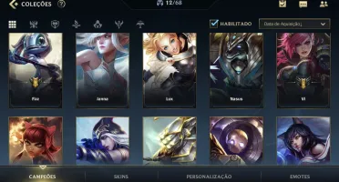 Platina IV Win Rate alto 12 Baús + 16,3K Ciscos Azuis
