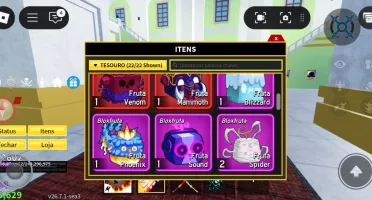 Conta de roblox blox fruits