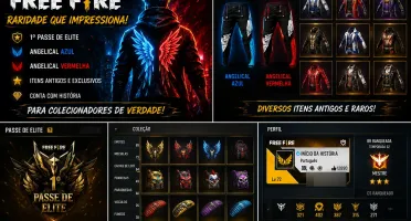 Conta com primeiro passe e Angelical azul e vermelho