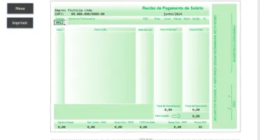 Planilhas para Holerite + Mini Sistema Holerite (EXCEL)