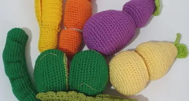 Brinquedos Interativos Verduras/legumes/frutas Amigurumi