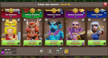 Conta Topzera Cv17 + Liga Lendária + 6 Construtores