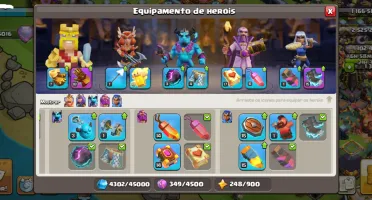 Conta Topzera Cv17 + Liga Lendária + 6 Construtores